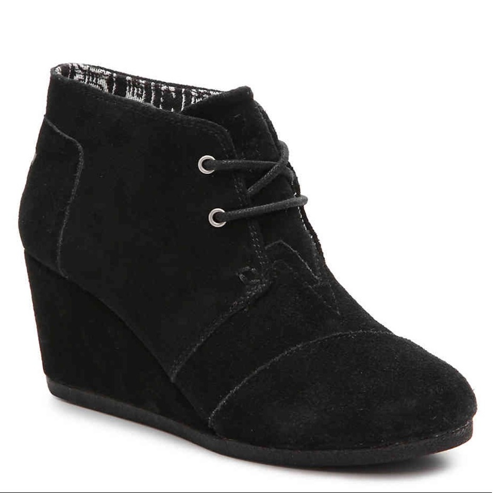 Toms Desert Wedge Bootie ~ size 9